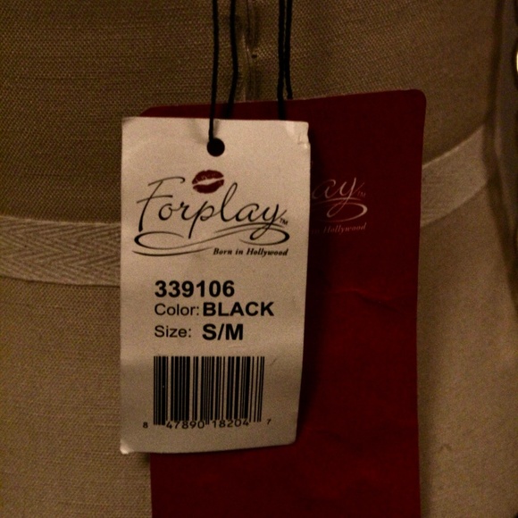 NWT Forplay Black and Gold Chains Jersey Knit Dress - Picture 3 of 5